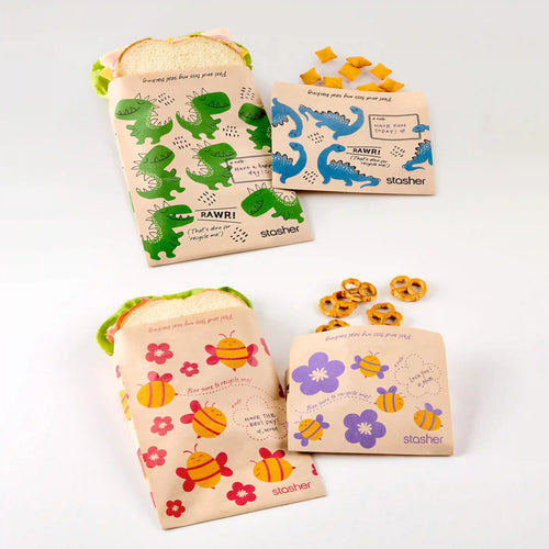Recyclable Paper Bags 4-Pack 200ct
