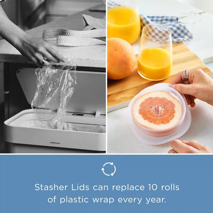 Small Circle Stretch Lids 3-Pack
