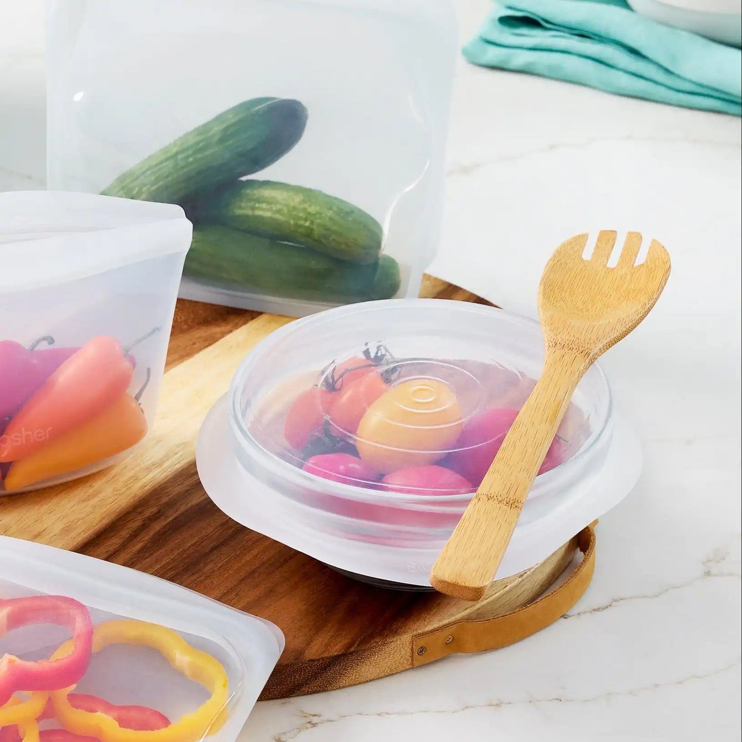 Circle Stretch Lids 4-Pack
