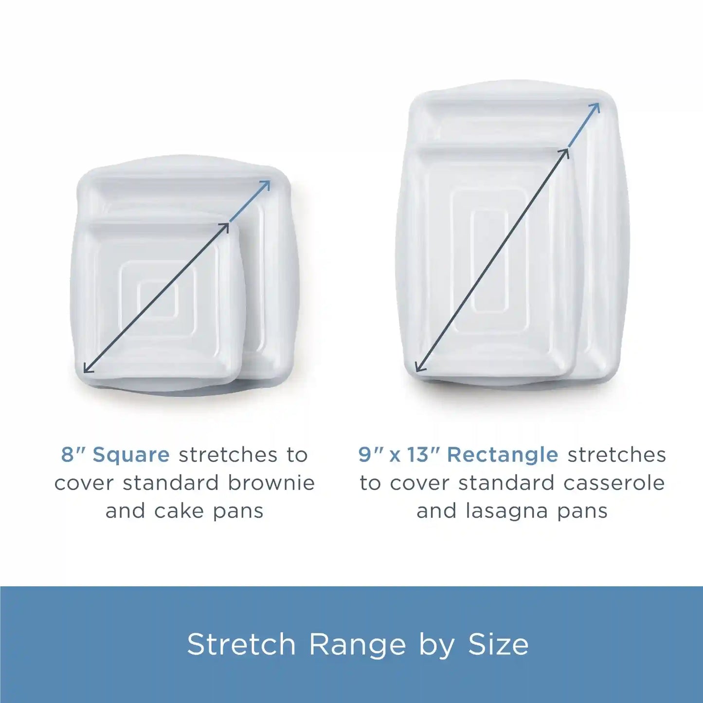 Rectangle Stretch Lids 2-Pack
